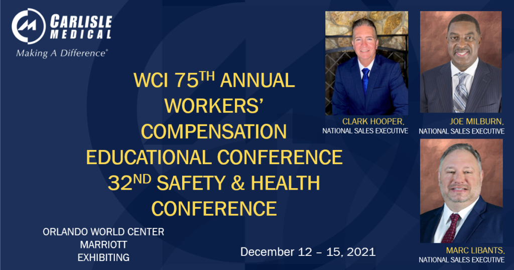 Carlisle Medical Will Be Exhibiting At The WCI 75th Annual Workers