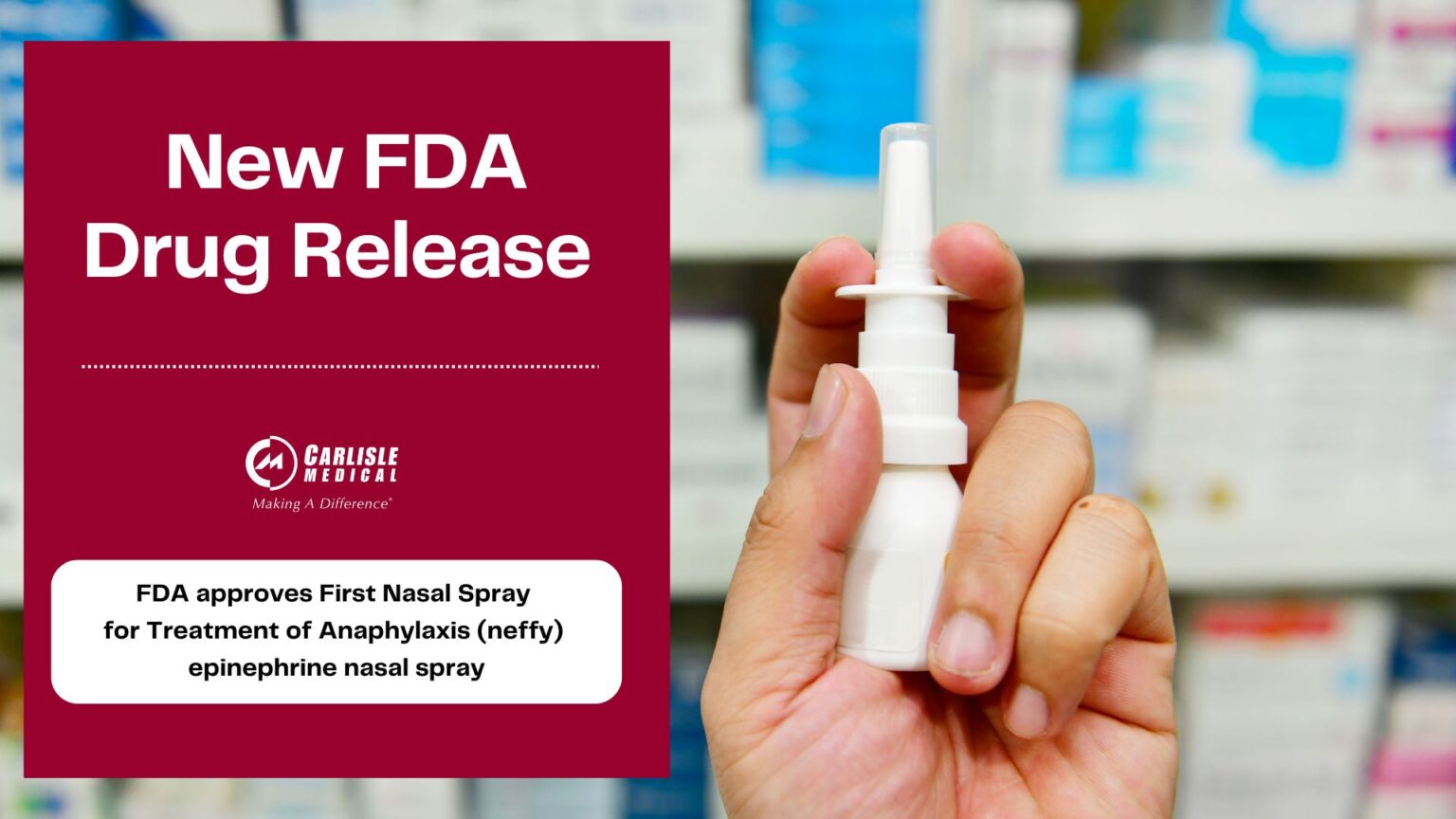 FDA Approves First Nasal Spray For Treatment Of Anaphylaxis (neffy ...